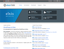 Tablet Screenshot of elxis.org